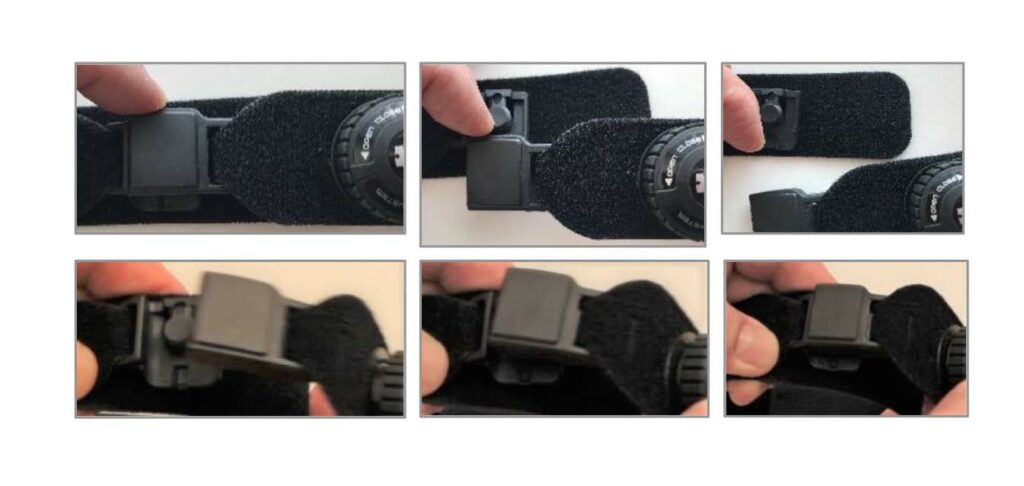 DS-200 ST&G Dial Lock Strap with Magnetic Buckle Closure